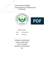 Review Journal Report: Membangun Karakter Melalui Pembelajaran Matematika