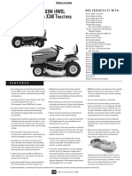 John Deere X300 Parts Manual