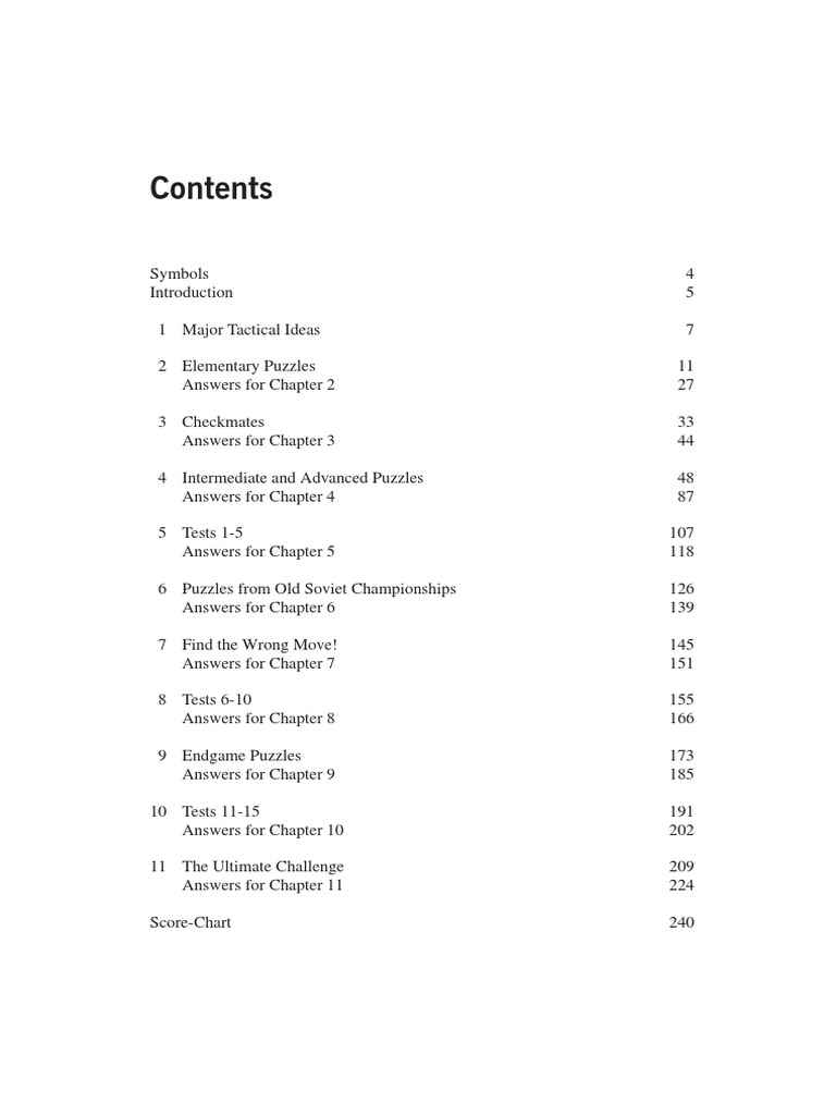 The Ultimate Chess Puzzle Book PDF Chess Abstract Strategy Games