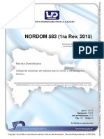 Nordom 583 Higiene de La Leche PDF