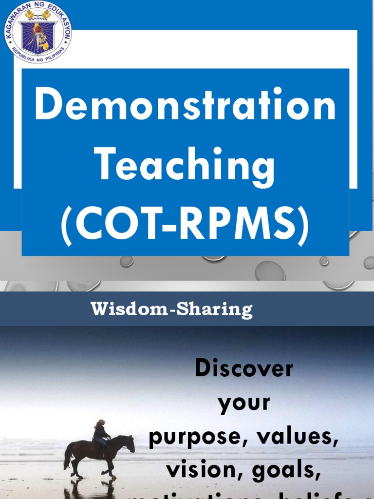 Demo Teaching | PDF | Mentorship | Teachers