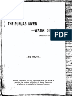 The Punjab River Water Dispute PDF