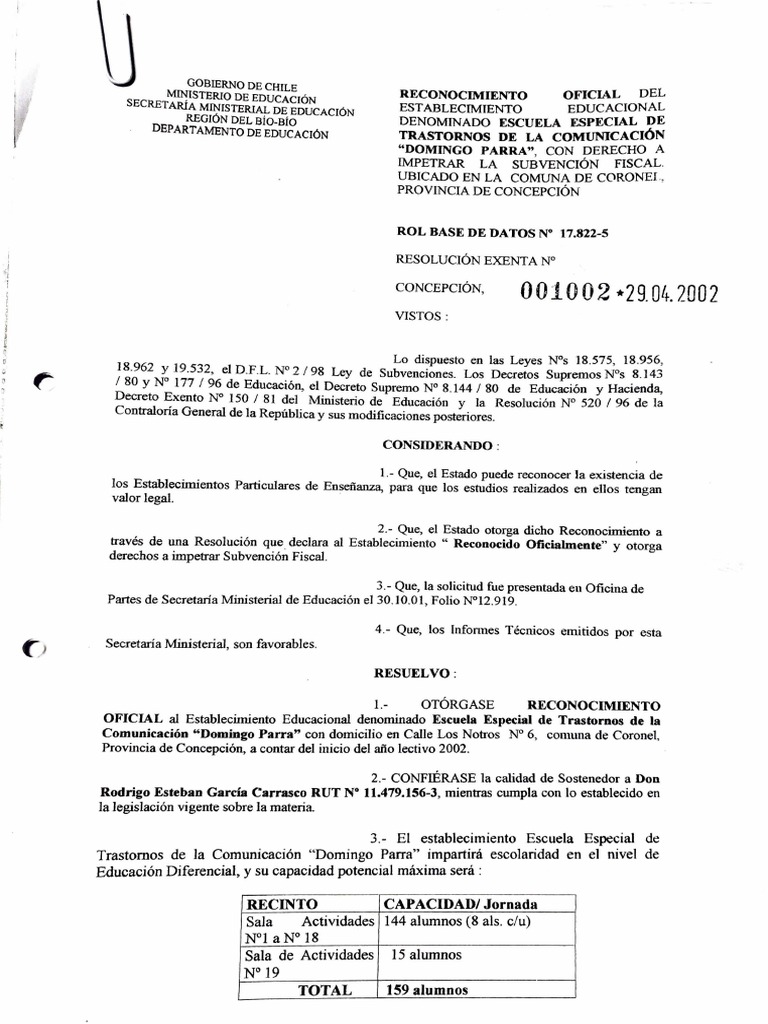Recofi 17822 | PDF | Gobierno | Educación avanzada
