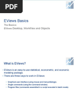 Tutorial1 EViews Basics