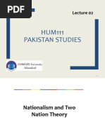 HUM111 Pakistan Studies