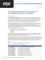 Cisco Nexus 9300 Platform Leaf Switches For Cisco Application Centric Infrastructure