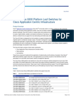 Cisco Nexus 9300 Platform Leaf Switches For Cisco Application Centric Infrastructure