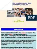 Pengertian Sosiologi