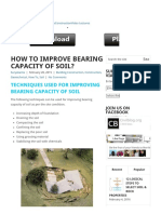 How To Improve Bearing Capacity of Soil