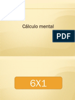 Calculo Mental Multiplicaciones