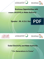 Exploring Business Opportunities With Dubai Electricity & Water Authority