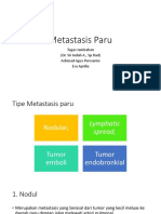 Metastasis Paru: Tipe dan Gambaran Radiologi