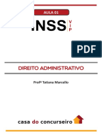 Aula em PDF 1 Inss Vip Direito Administrativo Tatiana Marcello