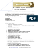 Docencia em Geografia e Praticas Pedagogicas PDF