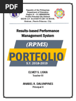 (RPMS) : Results-Based Performance Management System