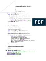 Android Program Notes: 1. Simple Toast Example