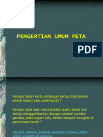 Pengertian Umum Peta