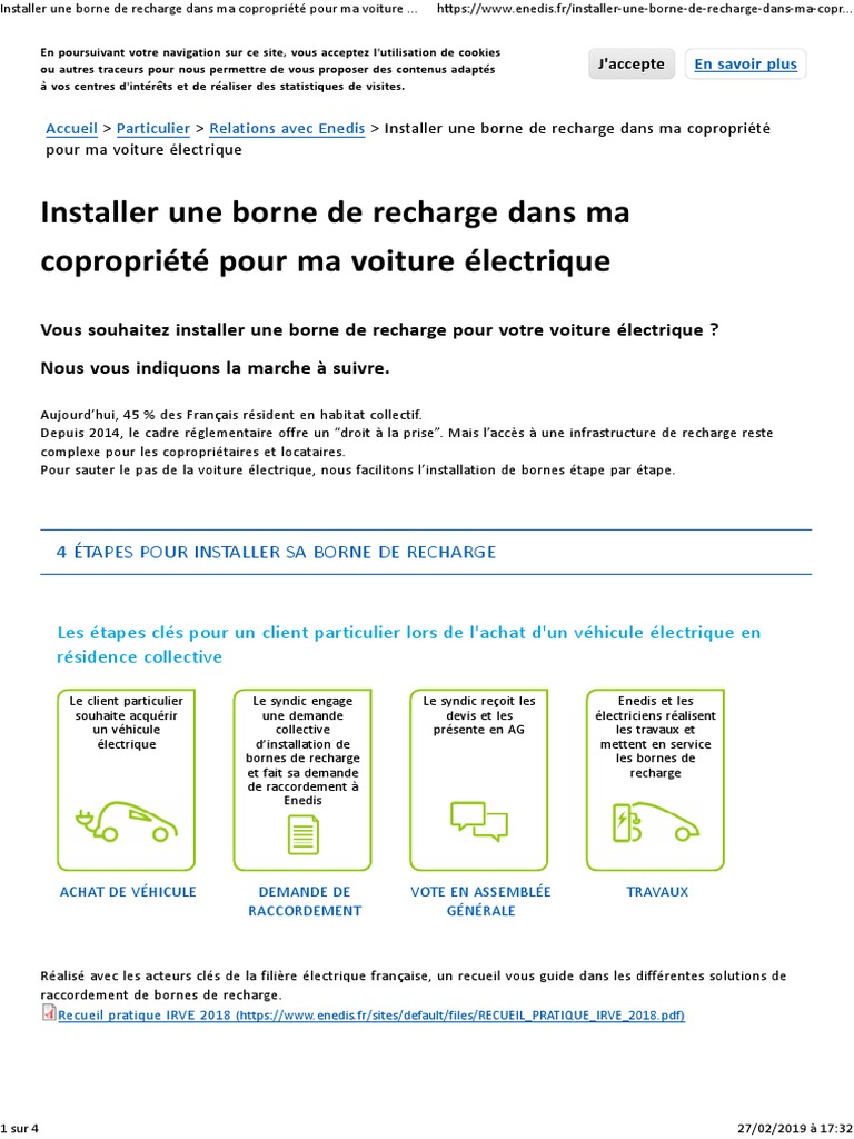 Mobilité électrique : Enedis accompagne la recharge des véhicules dans les  copropriétés