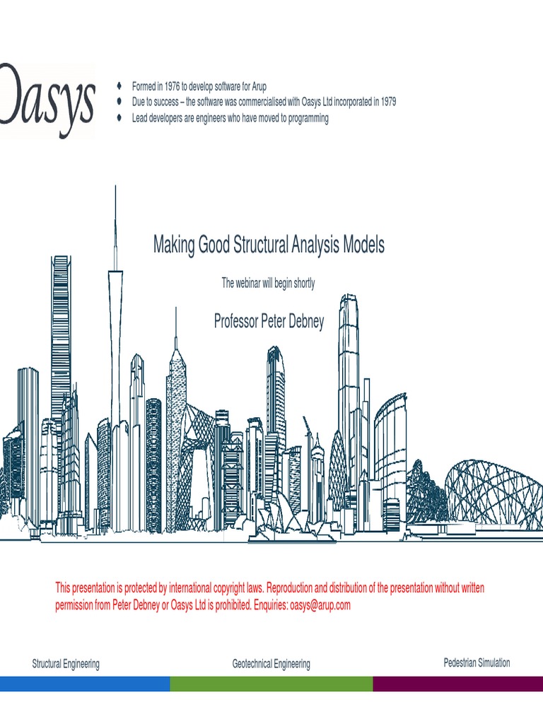 Making Good Structural Analysis Models PDF | PDF | Bending | Applied ...