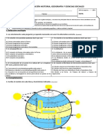 Evaluación Geografía 4 Ayb