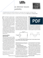 LEDs Magazine Understand Triac Dimmer Issues Article