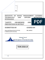 "Safety Awareness AND Accident Prevention in Hotels" Submitted by Guided by