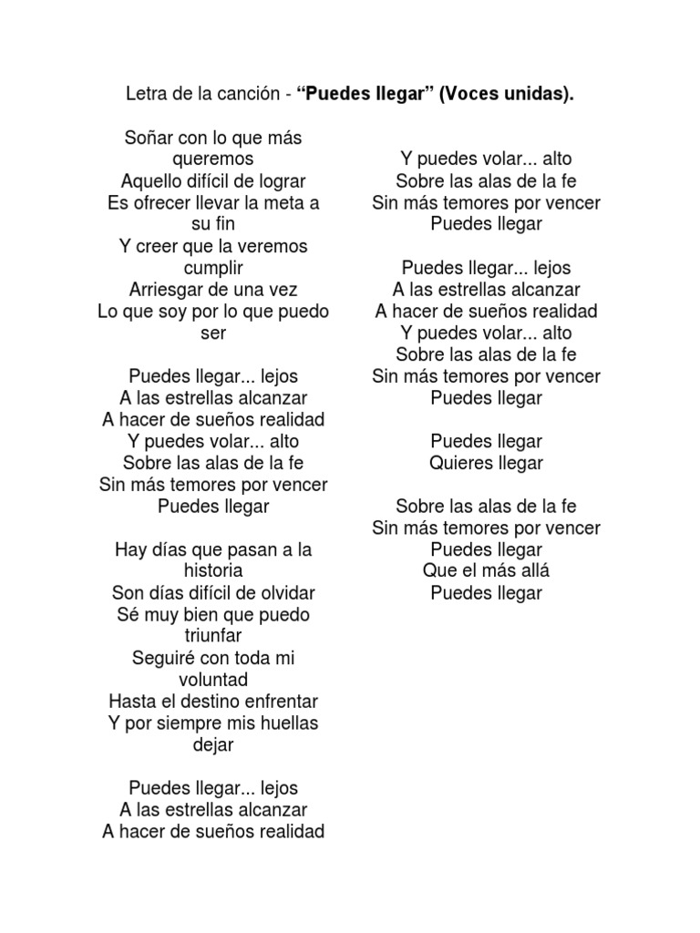 Letra de 