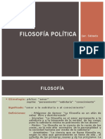 Filosofía Política