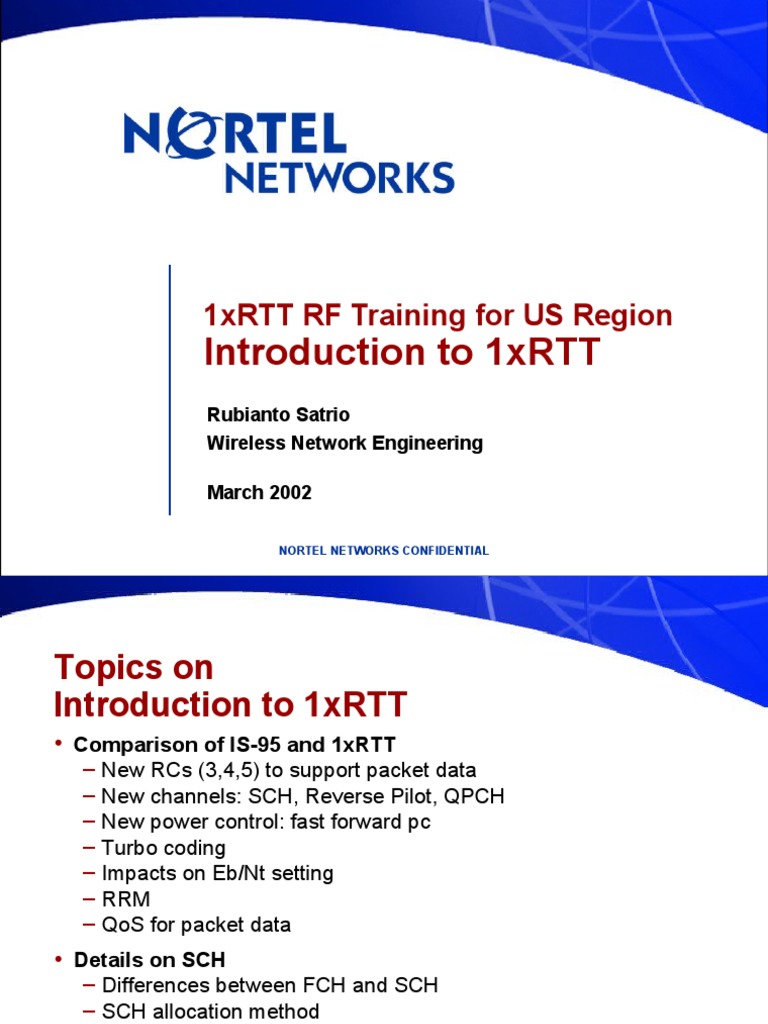 1xRTT Overview and QPCH Details | PDF | Quality Of Service | Data ...