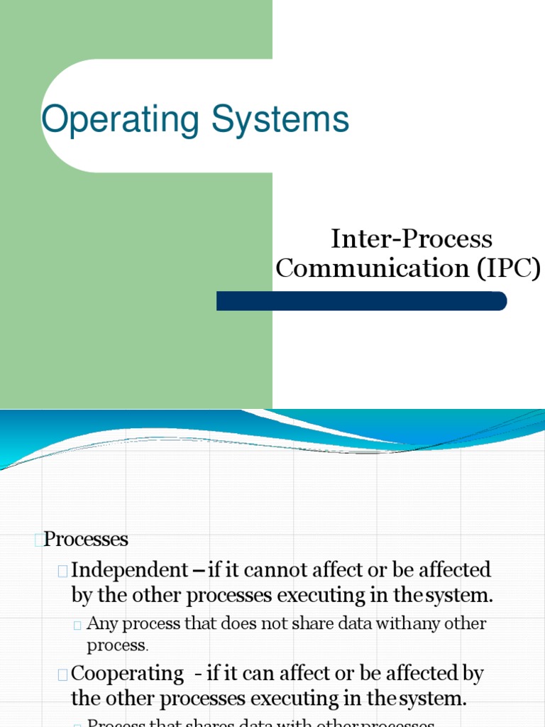 Operating Systems: Inter-Process Communication (IPC) | PDF | Message ...