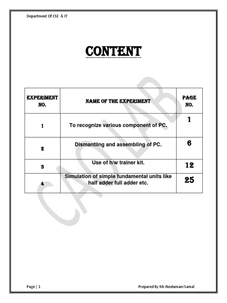 Assembling PC Components Guide | PDF | Computer Hardware | Personal ...