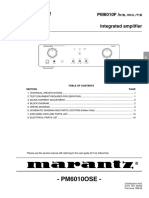 Marantz PM6010F Service PDF