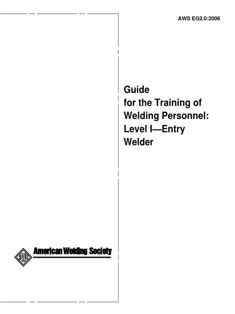 AWS Level I - Entry Level - Guide For The Training and Qualification of ...