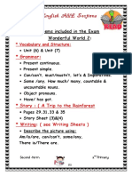 Items Included in The Exam Wonderful World 2:: 2 Primary