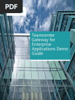 Teamcenter Gateway For Enterprise Applications-Demo Guide PDF