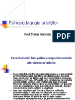 Psihopedagogia Adulţilor PDF
