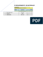 Requerimiento de Materiales Pintado e Pintado de Estrcturas PDF