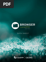 Datasheet LuciadRIA Browser V2018