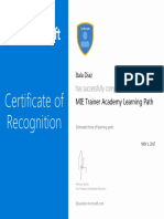 MIE Trainer Academy Learning Path PDF