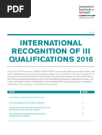 CII Qualifications for III Graduates | PDF