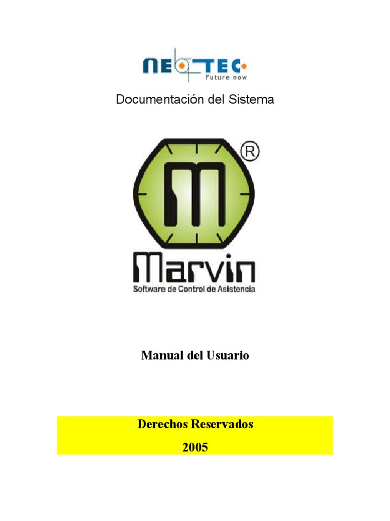 Manual de Marvin | PDF | Contraseña | Ventana (informática)