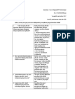 Lampiran II Surat Kepala BPP Kemendagri