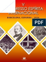 V Congresso Espírita Internacional Da Espanha 1934 PDF