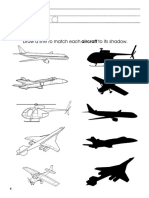 A Trace Letter and Match Each Aircraft To Its Shadow Puzzle Puzzle Game