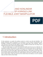 Single-Link Flexible Joint Manipulator