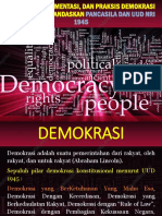 Hakikat, Instrumentasi, Dan Praksis Demokrasi Indonesia