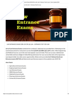 Law Entrance Exams 2019-20 For LLB, LLM - Entrance Test For Law - Exam Updates 2019