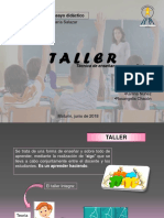 taller como tecnica de enseñanza