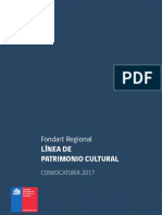 Fondart Regional Patrimonio Cultural 2017