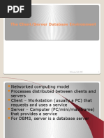 The Client/Server Database Environment: © Prentice Hall, 2002 1